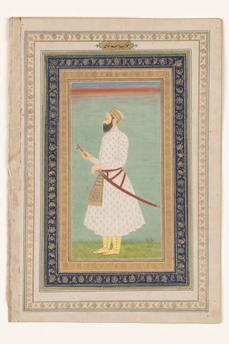 Master: Album of Mughal Portraits
Item: Portrait of Nawab Asad Khan