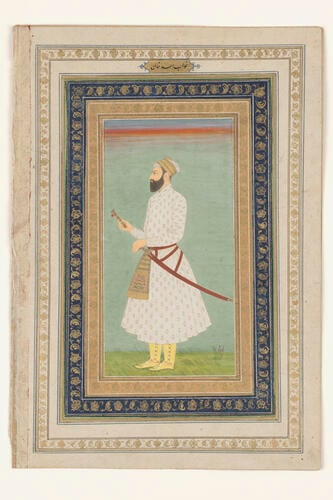 Master: Album of Mughal Portraits
Item: Portrait of Nawab Asad Khan Master: Album of Mughal Portraits
Item: Portrait of Nawab Asad Khan