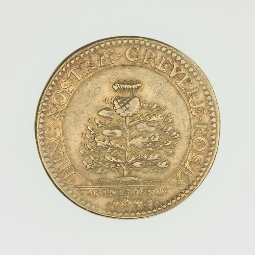 Medal commemorating the Scottish coronation of Charles I Medal commemorating the Scottish coronation of Charles I