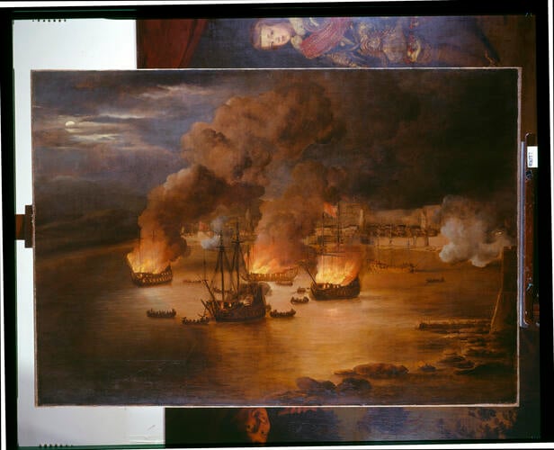 The Attack on Shipping in Tripoli, 24th January 1676