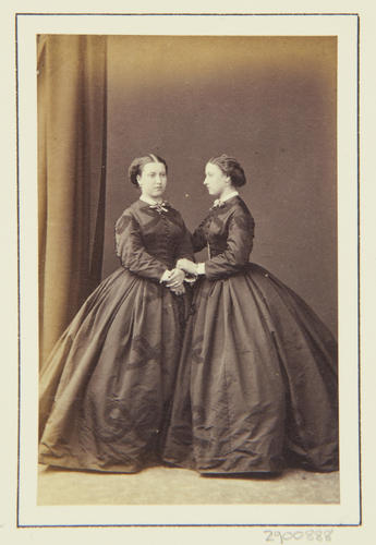 Princess Helena and Princess Louise, 1864