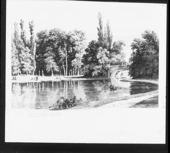 The lake at Villeneuve l'Etang