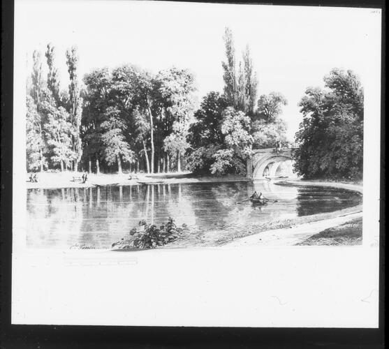The lake at Villeneuve l'Etang