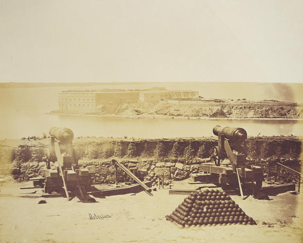Fort Constantine. [Crimean War photographs by Robertson]