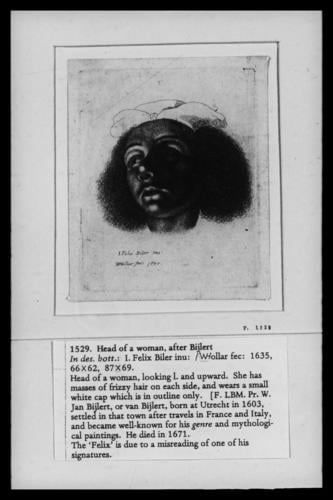 Head of a woman, after Bijlert Head of a woman, after Bijlert