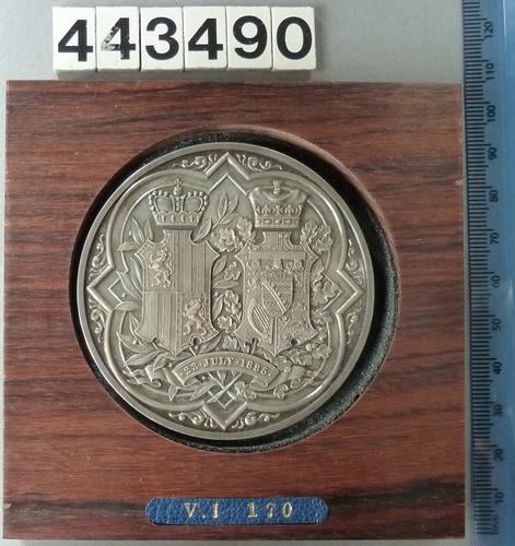 Medal commemorating the marriage of Princess Beatrice and Prince Henry of Battenberg Medal commemorating the marriage of Princess Beatrice and Prince Henry of Battenberg