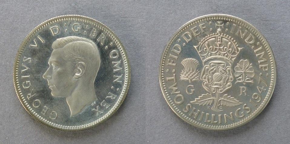 George VI Proof florin George VI Proof florin