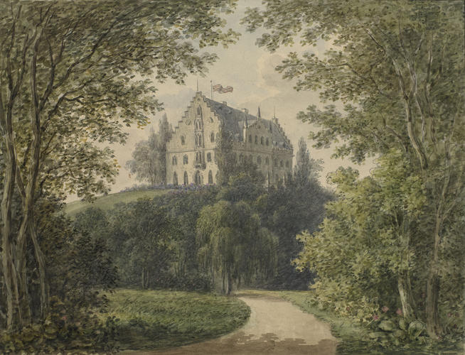 The Rosenau: view from the east, seen from below The Rosenau: view from the east, seen from below