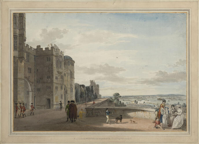 The North Terrace, looking west
