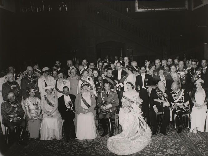 Wedding of Prince Louis Ferdinand of Prussia (1907-94) and Grand Duchess Kira Kirillovna of Russia (1909-67)