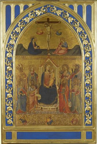 Calvary; and the Madonna with Eight Saints