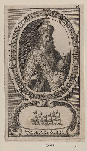 Master: [The Dukes of Bavaria from 538-1679]
Item: CARL de Grosse, 16 Konig de Bayern