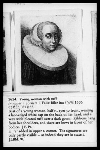 Young woman with ruff