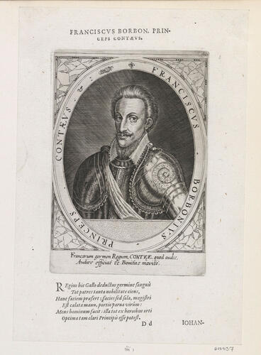FRANCISCVS BORBONINVS PRINCEPS CONTAEVS FRANCISCVS BORBONINVS PRINCEPS CONTAEVS