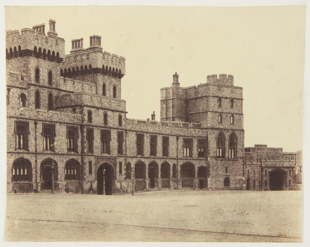 View of George IV Gate and King Edward III Tower, the Quadrangle, Windsor Castle