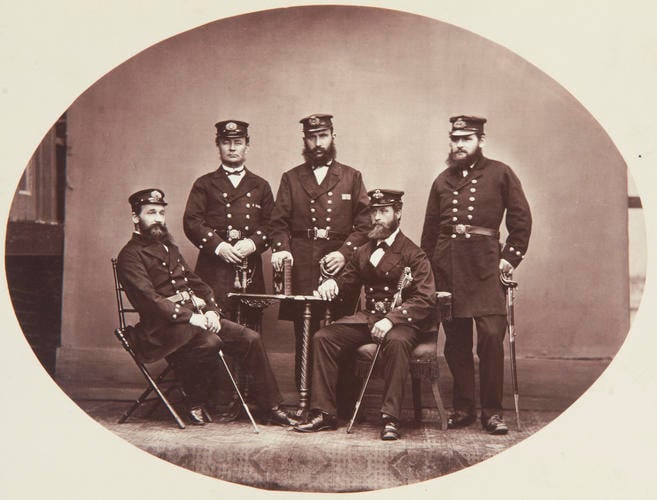 The Warrant Officers of HMS Serapis