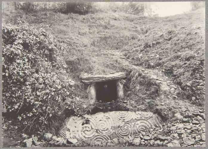 Entrance to Tumulus, New Grange, County Meath Entrance to Tumulus, New Grange, County Meath