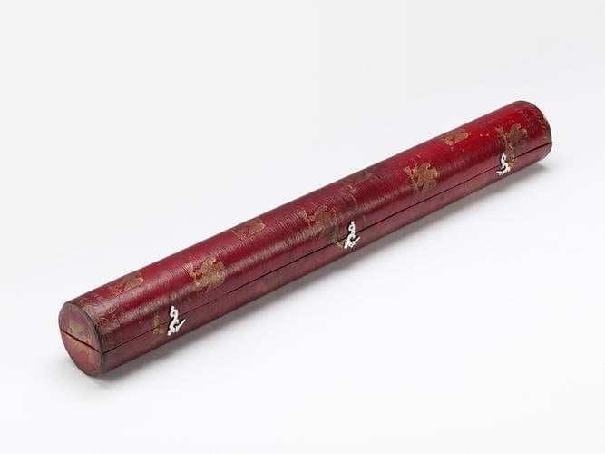 Marshal Jourdan's Baton and case Marshal Jourdan's Baton and case