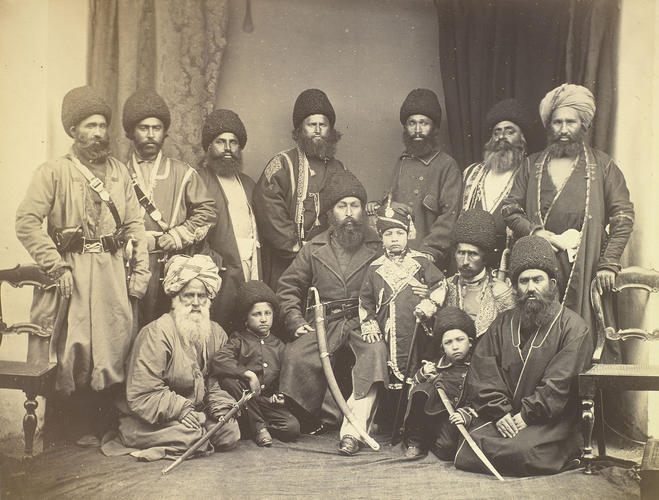 Group of the Amir Shere Ali, Prince Abdullan Jan and Sirdars Group of the Amir Shere Ali, Prince Abdullan Jan and Sirdars