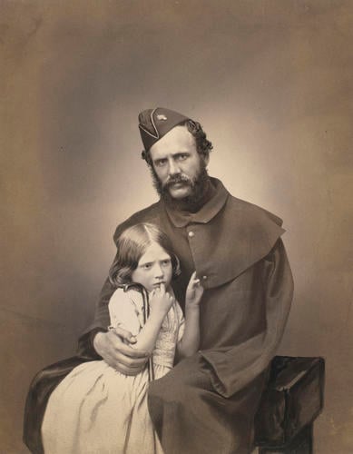 Sergeant Thomas Dawson with his Daughter
