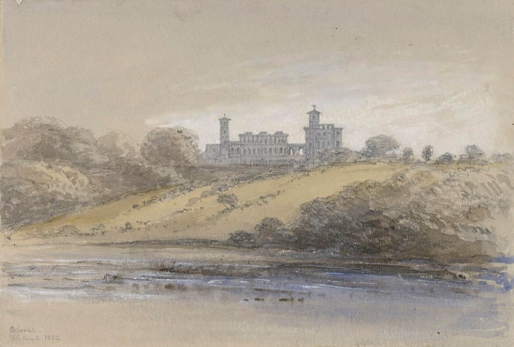 Osborne House seen from the Solent Osborne House seen from the Solent