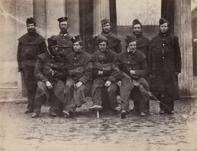 Men of the Grenadier Guards wounded in the Crimea