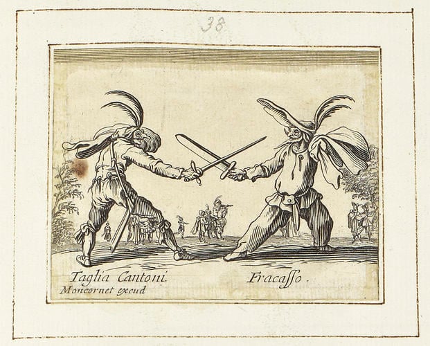 Master: Balli di Sfessania
Item: Taglia Cantoni and Fracasso Master: Balli di Sfessania
Item: Taglia Cantoni and Fracasso