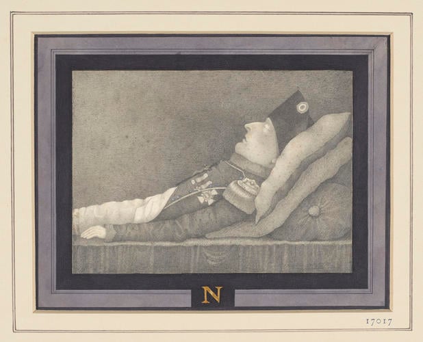 Napoleon on his deathbed