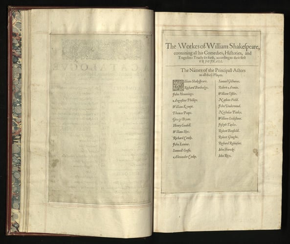 Mr. William Shakespeares comedies, histories, & tragedies : published according to the true originall copies Mr. William Shakespeares comedies, histories, & tragedies : published according to the true originall copies