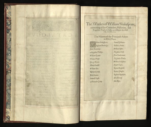 Mr. William Shakespeares comedies, histories, & tragedies : published according to the true originall copies