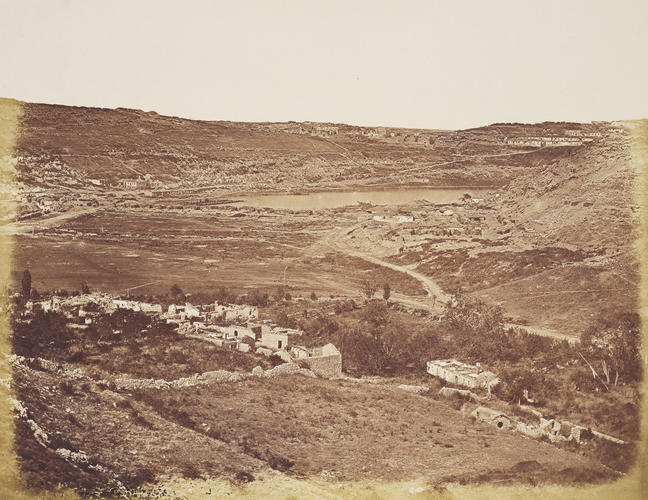 Valley of the Cemetery. [Crimean War photographs by Robertson]