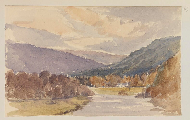 Master: SKETCHES BY QUEEN VICTORIA II
Item: A Highland landscape