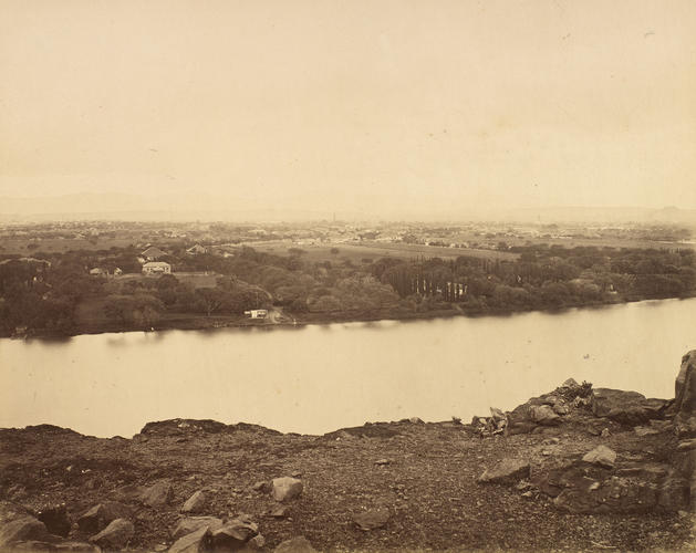 Poona, Panoramic View : Prince of Wales Tour of India 1875-6 Poona, Panoramic View : Prince of Wales Tour of India 1875-6