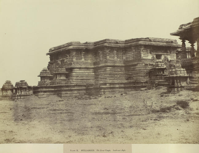 The South East Corner of the Temple at Hullabeed The South East Corner of the Temple at Hullabeed