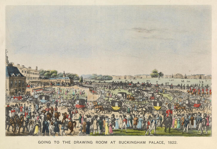 Going to the Drawing Room at Buckingham Palace, 1822 Going to the Drawing Room at Buckingham Palace, 1822
