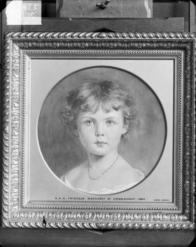 Glass plate negative of a portrait Glass plate negative of a portrait