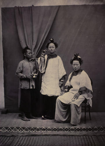 Chinese ladies and attendant Chinese ladies and attendant