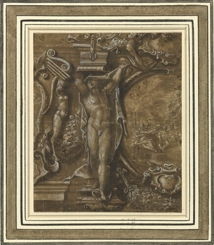 A design for part of a frieze