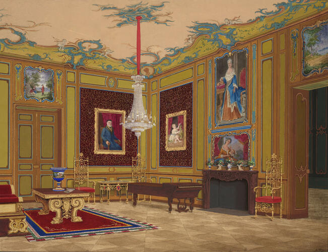 Views of Schloss Brühl: Second Anteroom or Vorzimmer Staatsappartement Views of Schloss Brühl: Second Anteroom or Vorzimmer Staatsappartement