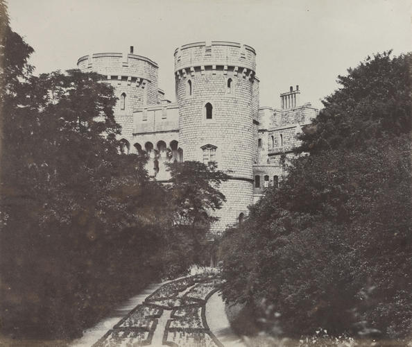 The Norman Tower from the Moat Garden, Windsor Castle