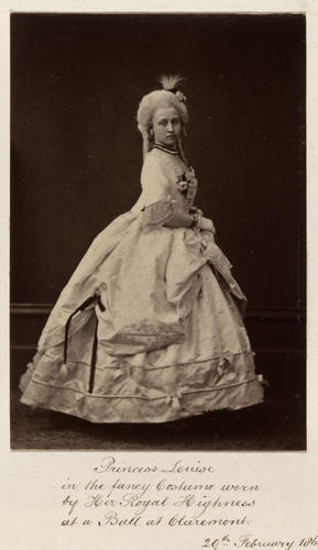 Princess Louise (1848-1939) in costume for a Fancy Ball at Claremont, 1865