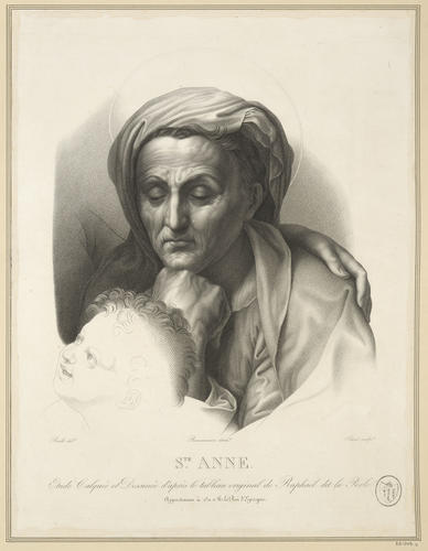 Master: Set of prints after 'La Perla'
Item: St Anne with the Christ Child [detail from 'La Perla']
