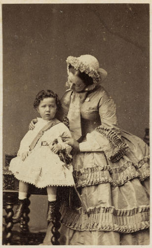 Eugenie, Empress of France (1826-1920) and Napoleon, Prince Imperial (1856-79) Eugenie, Empress of France (1826-1920) and Napoleon, Prince Imperial (1856-79)