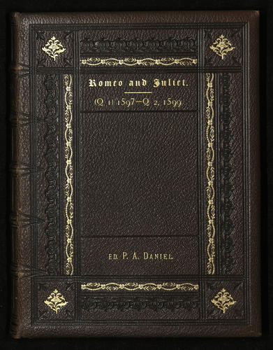 Romeo and Juliet : parallel texts of the first two quartos (Q1) 1597 - Q2, 1599 / edited by P. A. Daniel