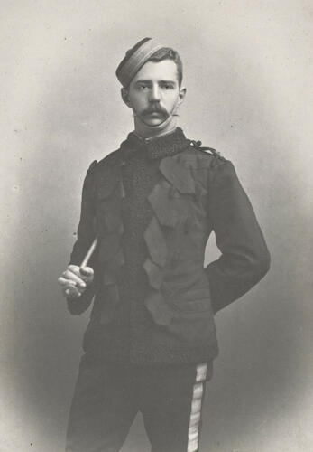Captain WM Marter (1st Dragoon Guards) died 3rd April 1900 of wounds received 29th March 1900: Anglo-Boer War, 1900