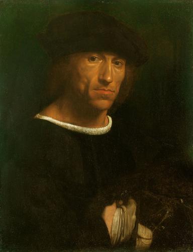 Portrait of a Man with a Hawk