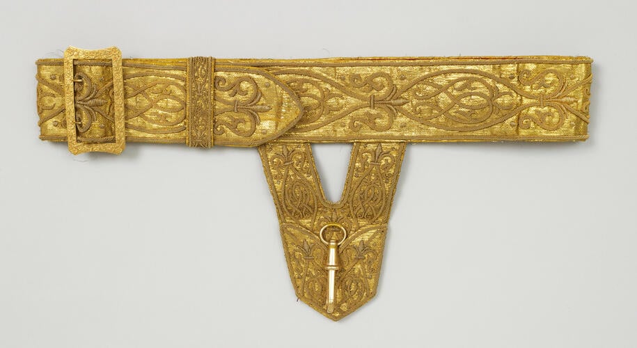 King George VI's Coronation Girdle, also worn by King Charles III