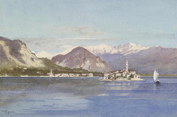 View of Baveno and the Isola dei Pescatori from Lake Maggiore View of Baveno and the Isola dei Pescatori from Lake Maggiore