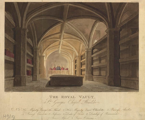 The Royal Vault, St George's Chapel, Windsor The Royal Vault, St George's Chapel, Windsor