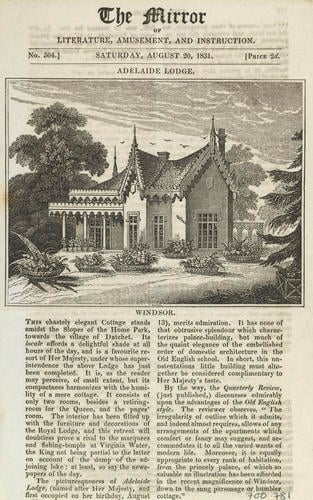 Adelaide Lodge, Windsor Adelaide Lodge, Windsor